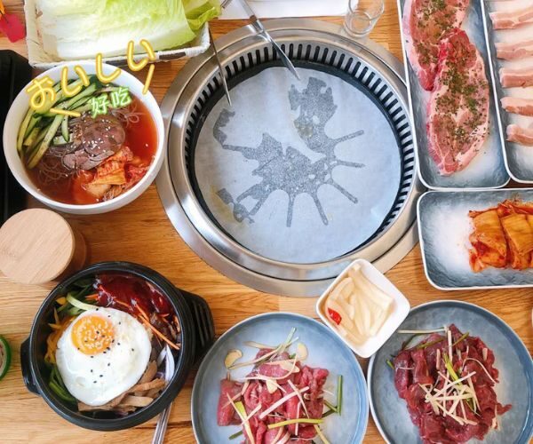 barbacoa coreana de qingwatai